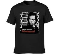 FNASVBOUO Nick Cave & The Bad Seeds The Boatman'S Call T-Shirt Mens Black Tees Unisex Shirt
