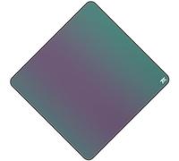 Fnatic Jet XL - Alfombrilla de ratón para Juegos Gaming | Superficie Impermeable de Velocidad | Bordes cosidos, Base de Goma Antideslizante | Tamaño XL | Laminado holográfico | 465 x 465 x 3mm