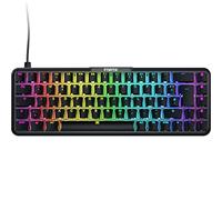 Fnatic STREAK65 - Compact RGB Gaming Mechanical Keyboard - Silent Speed Linear Switches - 65% Layout (60 65 Percent)- Low Profile - Esports Keyboard (German Layout; QWERTZ)