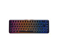 Fnatic STREAK65 LP Negro | Teclado Mecánico Gaming Compacto Perfil Bajo Teclas PBT de Doble Disparo RGB Retroiluminación LED, Interruptores Speed | Diseño del 65% (60 65) para Juegos (ISO US QWERTY)