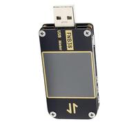 FNB38 - Voltímetro digital, amperímetro, medidor de corriente y voltajes, probador USB, QC4+ PD3.0 2.0, protocolos de carga rápida, medidor de corriente