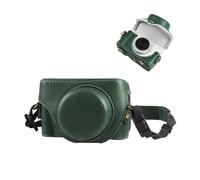 FNBDDX Apto For Cámara Sony ZV-1F Vlog, Funda For De Cuerpo Completo PU, Bolsa con Correa(Green)