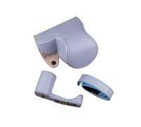 FNBDDX Apto For Videocámara Sony ZV-E10 Cámara con Sistema Sin Espejo For Retro Zve10 Funda De Cuero Bolsa Protectora For PU(Sky Blue)