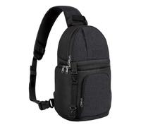 FNBDDX Bolsa Bandolera For Cámara DSLR/SLR/Estuche Sin Espejo Mochila For Fotográfica con Soporte For Trípode Apto For Canon For Nikon For Sony For Fuji(Black)