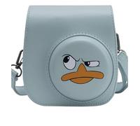 FNBDDX Bolsa De Cámara Moda Cuero PU Apto For Protector Película Instantánea For Polaroid For Fuji For Fujifilm For Instax For Mini 8 + 9 Estuche Accesorios(Light Green)