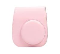 FNBDDX Bolsa De Cámara Retro PU, Funda Protectora For Fuji Fit For Fujifilm For Instax Mini 12 11 9 8+ For Instantánea(Pink)