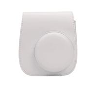 FNBDDX Bolsa De Cámara Retro PU, Funda Protectora For Fuji Fit For Fujifilm For Instax Mini 12 11 9 8+ For Instantánea(White)