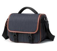 FNBDDX Bolsa for cámara con Soporte for trípode, Impermeable, DSLR, SLR, Bolso de Hombro Tipo Bandolera, Mujeres y Hombres(Black)