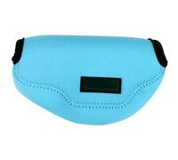 FNBDDX Bolsa Interior Impermeable de Neopreno for cámara, Funda Blanda Compatible con Olympus EM10 OM-D E-M10, Compatible Lentes Mark II III IV 2 3 4 W/ 14-42mm(Blue)
