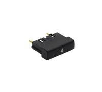 FNBDDX Botón de control del interruptor reproductor CD multimedia tablero delantero coche, botones modo numérico digital, compatible con BMW X5, X6, E70, E71, E72 (2007-2013)(No.4)