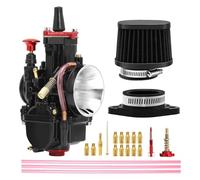 FNBDDX Compatible con kit de carburador PWK 34 mm. Compatible carreras universal 125 cc a 250, 2T y 4T. Filtro aire, colector admisión, funda, surtidores principales, scooters