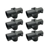 FNBDDX Conducto de ventilación for calentador coche, 1/2/4/6 x 60 mm, conector escape, doble cierre, apertura y regulación, apto for estacionamiento Webasto(6X)