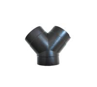FNBDDX Conector de tubo manguera reductor conducto calentador automóvil 42/60/75 mm unión tubería apto for aire diésel Webasto(75mm Y Connector A)