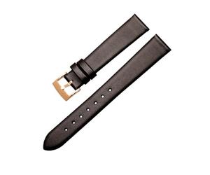 FNBDDX Correa de cuero suave for la serie 0606877 0604231 0606610 for hombres y mujeres 14/16/18/20/21/22 mm(Brown rose gold-B,16mm)