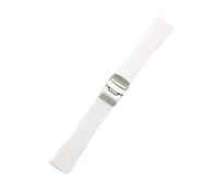 FNBDDX Correa De Silicona 18/20/22/24 Mm For Huawei Watch Fit For GT 2/3 For Samsung For Galaxy For Active 2 Pulsera Liberación Rápida For Amazfit(White,22mm)