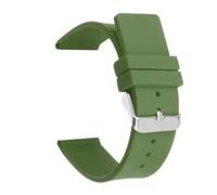 FNBDDX Correa de silicona suave for reloj for hombre y mujer, accesorios pulsera goma, correa Universal for cintura, 12mm, 14mm, 16mm, 18mm, 20mm, 22mm 24mm(Silver white,22mm)