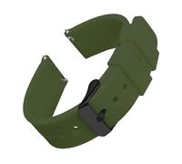 FNBDDX Correas De Reloj Silicona 14/16/18/19/20/21/22/24 Mm Bandas Goma Liberación Rápida Suave Aptas For Samsung Fit For Galaxy, For Garmin For Huawei(Army Green 2,16mm)