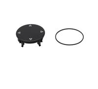 FNBDDX Cubierta del botón de control multimedia CIC la consola central coche, compatible con BMW Serie 1, 2, 3, 4, 5, 6, 7, X3, X4, X5, X6, F30, F31, F10, F11, F06, F25 y F26(F Series cover 1PC)