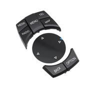 FNBDDX Cubierta del botón de control multimedia CIC la consola central coche, compatible con BMW Serie 1, 2, 3, 4, 5, 6, 7, X3, X4, X5, X6, F30, F31, F10, F11, F06, F25 y F26(F Series Model C)