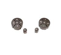 FNBDDX Embellecedor de cubierta for botón control del volante izquierdo y derecho, compatible con Mercedes Benz CE, GLK, clase W204, X204, C180, C200, W207 W212(Brown 1 Pair)