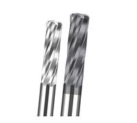 FNBDDX Escariador de máquina carburo espiral 12.01 02 .03 .04 .05 .06 .07 .08 11.99 Cortador metal CNC sujeción Herramientas corte(Uncoated12.01X40X80L)