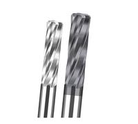 FNBDDX Escariador de máquina carburo espiral 8.53 .4 .41 .42 .43 .45 .46 .47 .49 Cortador metal 6 flautas CNC sujeción Herramientas corte(Uncoated8.41X40X80L)