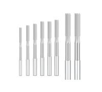 FNBDDX Escariador de máquina CMCP HSS H8 1,0 a 12 mm, escariador ranura recta, herramienta fresado vástago redondo común(H8 4.0mm)