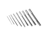 FNBDDX Escariador de máquina herramienta HSS W6542 H7, mandril vástago recto 1 mm a 12, escariador, ranura recta, fresa(10pcs 3-12mm set H7)