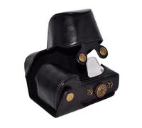 FNBDDX Funda de Cuero for cámara Sony A5000/A5100/Nex3/A6000/A6300/A6400/Nex6, Correa for el Hombro, Color Negro/marrón/café(Model 1 Brown)