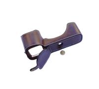 FNBDDX Funda de Cuero PU for cámara, Bolsa Medio Cuerpo Apta for Sony A7III A7R3 A9, Funda Protectora for(Coffee)