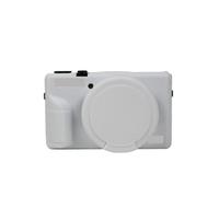 FNBDDX Funda de Piel Silicona Suave for cámara Compatible con Canon G7XII G7X II Compatible Mark 2 G7X2 G7X3 G7XIII Goma for el Cuerpo Protector Lente(G7X3 G7XIII White)