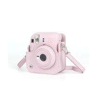 FNBDDX Funda Protectora Suave De Cuero PU For Cámara Instax Mini 12, Bolsa Viaje Apta For Fujifilm Film con Correa For El Hombro(Kit A)