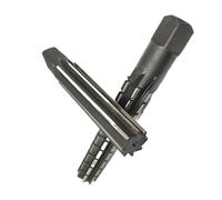 FNBDDX Juego de 2 escariadores manuales MT0/MT1/MT2/MT3/MT4/MT5 acero borde fino/áspero, con cono Morse, apto for herramientas acabado fresado(MT1)