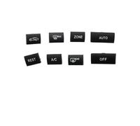 FNBDDX Juego de 7/8 tapas for interruptor aire acondicionado coche, calentador y control climatización, compatibles con Benz Clase E W212 W207 E200 E260 E300 E350(Model B 7pcs set)
