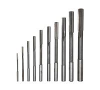 FNBDDX Juego de escariadores máquina HSS 3-12 mm, escariador fresado vástago recto H7 for metal, acero y aluminio(6Pcs 4-5-6-8-10-12mm)