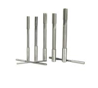 FNBDDX Juego de escariadores máquina HSS 4/8/10/14 piezas, escariador mandril vástago recto H7/H8, ranura recta, fresa 2 mm a 12(14pcs 2-9mm set H8)