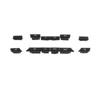 FNBDDX Kit de reparación la tapa llave del botón ventilación aire acondicionado tablero instrumentos, compatible con BMW X3 F25 2014-2017 X4 F26 2013-2018(11PCS SET)
