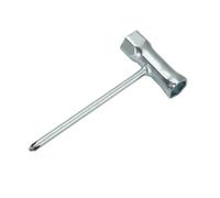 FNBDDX Llave de bujía acero inoxidable for motosierras gasolina y desbrozadoras, herramientas manuales, 1 ud(Round 13x19mm)