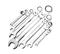 FNBDDX Llave de trinquete flexible métrica, llave combinada 6 mm, 7, 8, 9, 10, 11, 12, 13, 14, 15, 16, 17, 18, 19, 20(27mm 1pc)