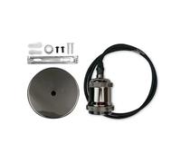 FNBDDX Portalámparas vintage E27, base E26, portalámparas colgante, 110 V, 220, retro for iluminación interior(10Pcs,Pearl Black set)