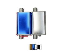 FNBDDX Silenciador del generador calentador de estacionamiento automóvil escape aleación aluminio 24 mm Tubo silenciador con abrazaderas(XYQ-ZH05)