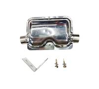FNBDDX Silenciador del generador calentador de estacionamiento automóvil escape aleación aluminio 24 mm Tubo silenciador con abrazaderas(XYQ-W002)