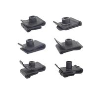 FNBDDX Tarjeta universal for puerta de automóvil, barra bloqueo, tablero, ojal tuerca y clips sujeción for parachoques(Pink)