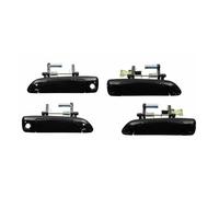 FNCVTM para Civic 2001 2002 2003 2004 2005 4 unids/Lote manijas de Puerta Exterior Delanteras y traseras Conjunto Negro 72180S5A013, 72180S5DA02 Maneta De Puerta Lateral Exterior