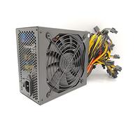 FNDWJ Fuente de alimentación de 1600 W para 6 GPU Ethereum Miner Fuente de alimentación para Bitcoin Miners soporta 6 tarjetas gráficas RX470 RX480 RX570 RX580 PC
