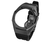 FNDWJ GA2100 GA2110 GAB2100 GM2100 Mod Kit para reloj, bisel transparente y correa de reloj de caucho fluorado con reajuste, talla única, Ágata