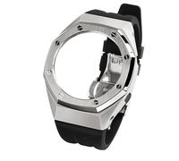 FNDWJ GA2100 GA2110 GAB2100 GM2100 Mod Kit para reloj, bisel transparente y correa de reloj de caucho fluorado con reajuste, talla única, Ágata