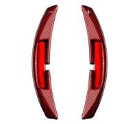 FNERRMEVC Auto 2 Levas De Cambio para Volante De Coche para P&orsche 911 para Macan para Panamera 2021 para Cayenne 992(Rojo)