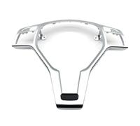 FNERRMEVC Auto Cubierta del Panel del Volante para Mercedes para Benz AMG A B C E GLK GLA CLA CLS Clase W176 W246 W204 W212(Chrome-Black)