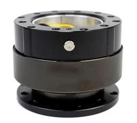 FNERRMEVC Auto Kit De Adaptador De Cubo De Liberación Rápida Universal para Volante PCD 70 Mm 74 Mm(Negro 3)